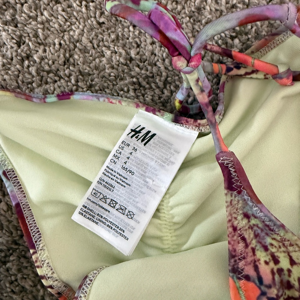 H&M Colorful Patterned Bikini Set - Picture 2 of 3